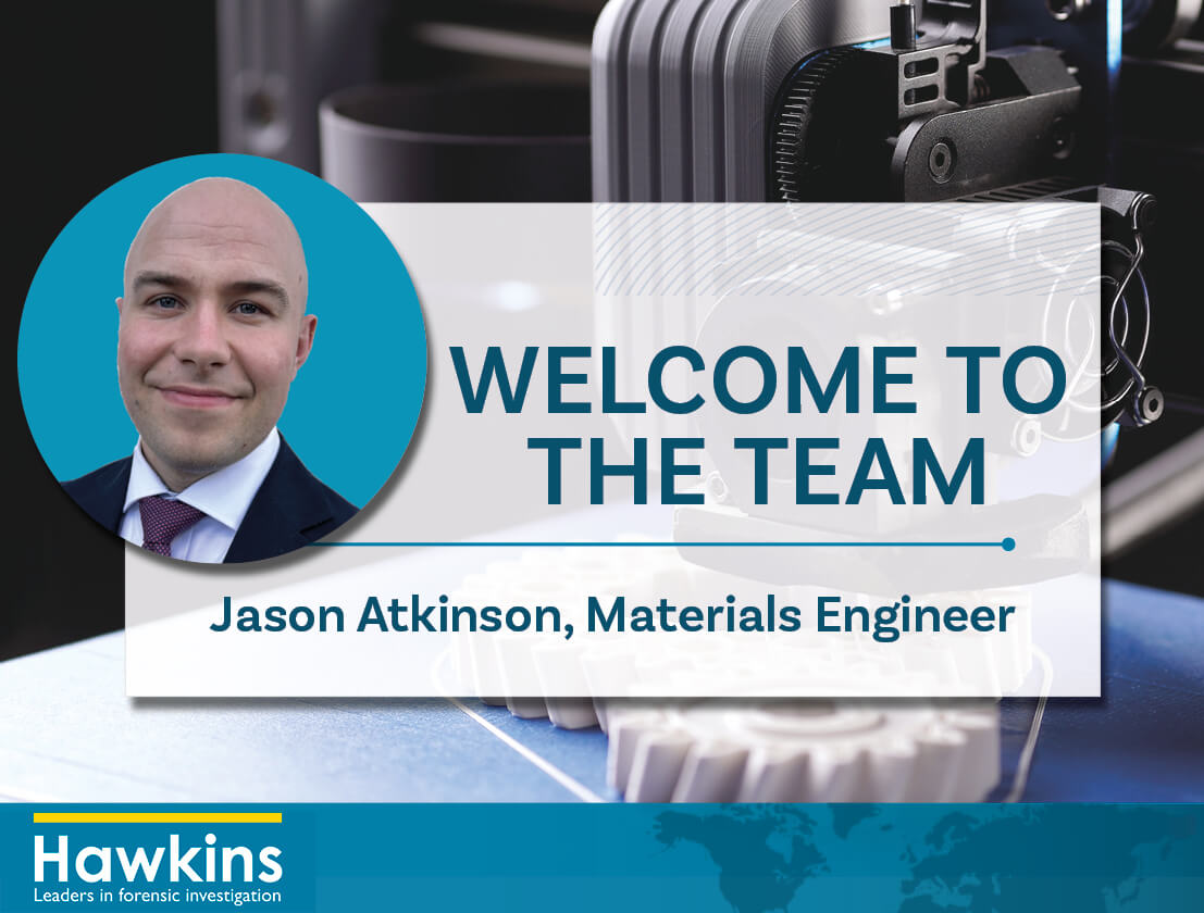 News image announcing that Materials Engineer Jason Atkinson has joined the business.