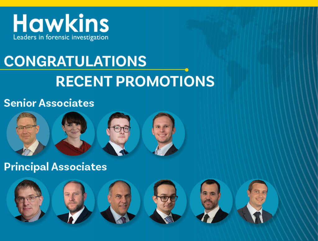 Hawkins Investigators Recent Promotions