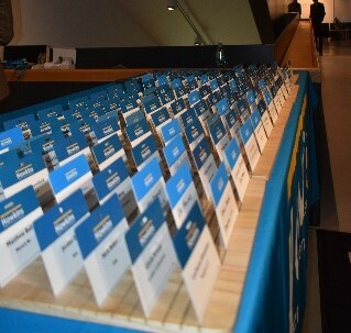 Image of Nametags at Hawkins' London Event