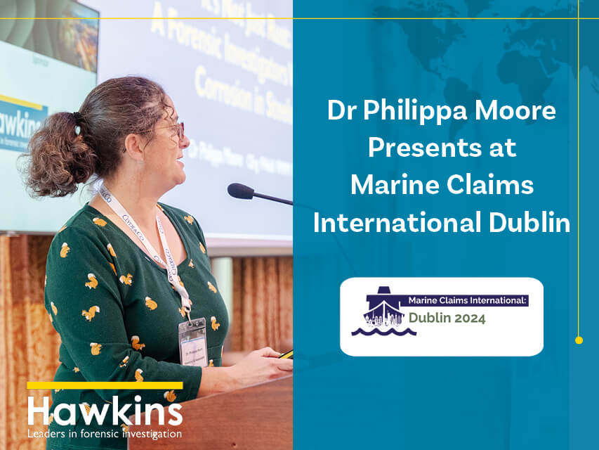 News image to announce that Dr Philippa Moore presents at Marine Claims International