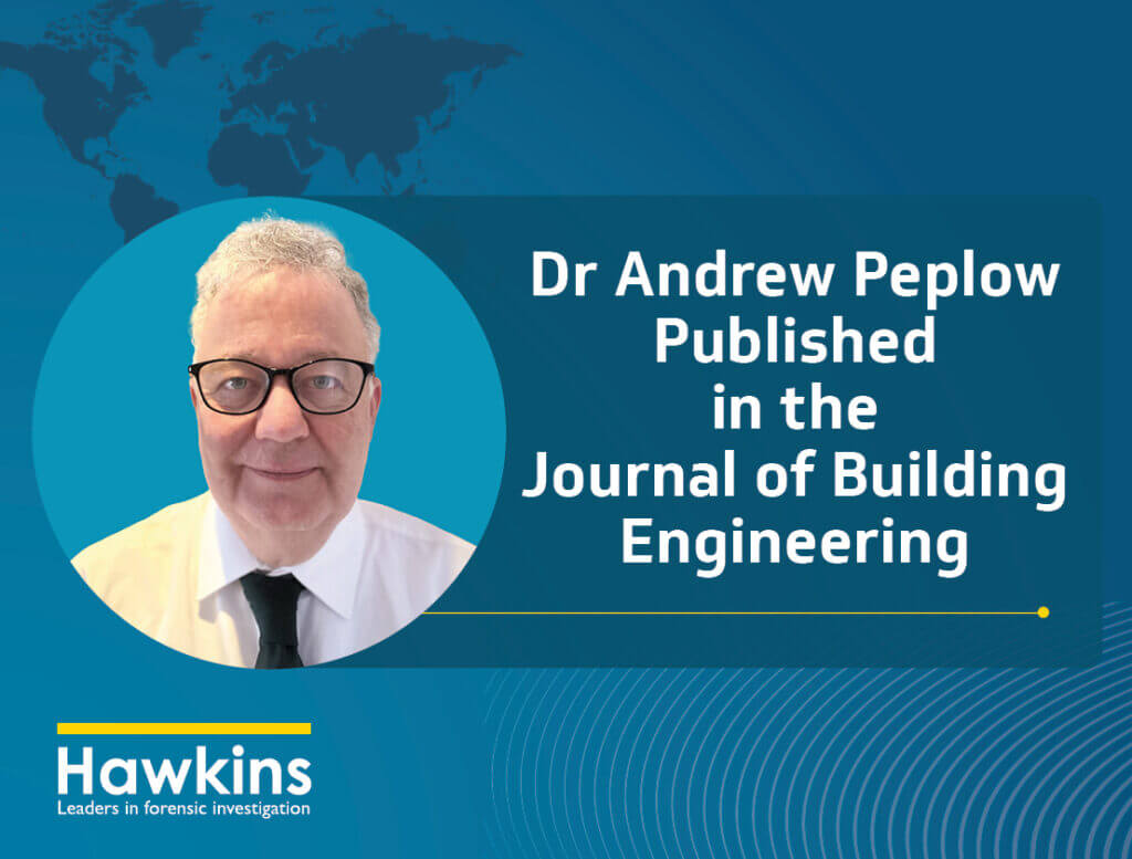 News image to show that Dr Andrew Peplow has been featured in the Journal of Building Engineering