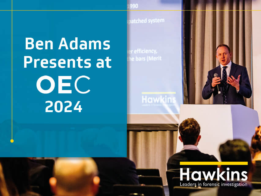 News image to promote that Ben Adams presented at OEC 2024