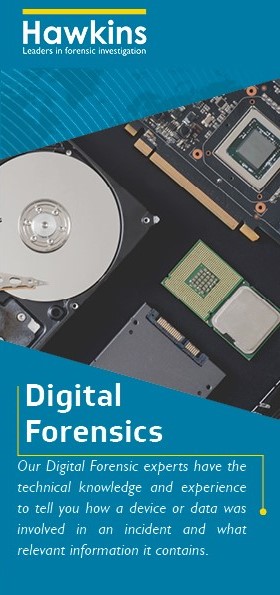 Hawkins Digital Forensics Brochure Front Page