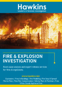 Hawkins Fire & Explosions Brochure Front Page