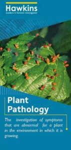 Hawkins Plant Pathology Brochure Front Page