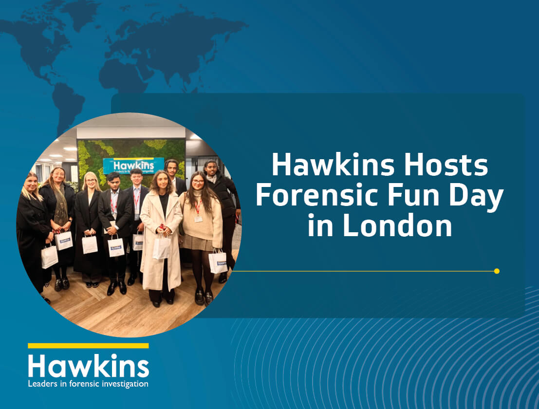 News image promoting our London offices' recent Forensic Fun Day.